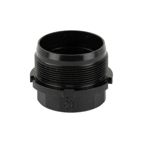 Dead Air Armament DEAD AIR XEMAX HUB PATTERN 1 3/8-24, black threaded firearm accessory hub.