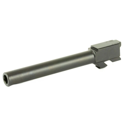 GLOCK OEM BARREL G34 9MM, black handgun barrel with a threaded muzzle and a rectangular slide at the base.