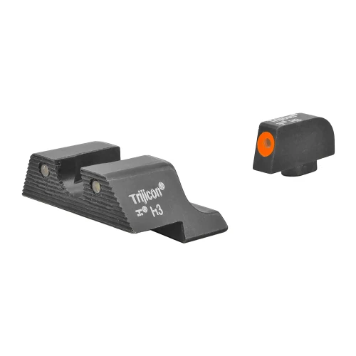 Trijicon HD XR NS for Glock 9/40, orange front sight with black base, tactical firearm sight accessories.