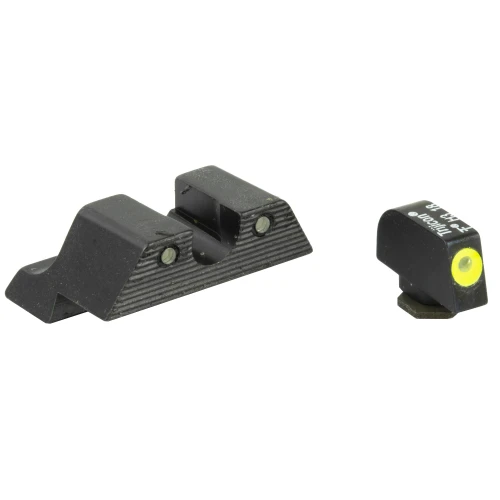 Trijicon TRIJICON HD XR NS for Glock 9/40 YELL, firearm sight accessories with black finish and yellow accents, used for aiming enhancement.