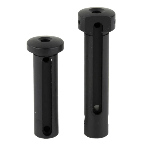 Armaspec ARMASPEC SPR LGHT TKDWN/PIVOT BLK, two black tactical stock adjustment and pivot components for firearm receivers.
