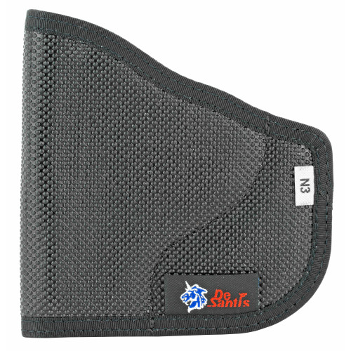 DeSantis Gunhide DESANTIS NEMESIS Ruger LCR/SP101 Black, gun holster with textured surface and DeSantis logo