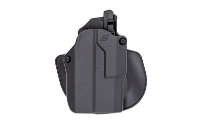 Safariland SL Solis Fits Glock 17/47 RH Black, tactical holster with adjustable retention for secure firearm carry.