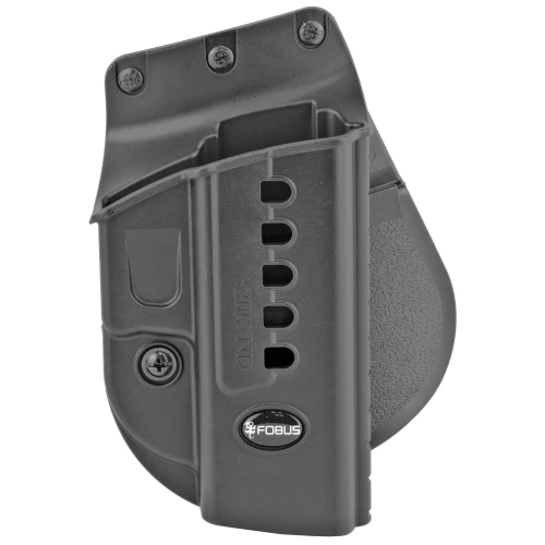 Fobus FOBUS PDL SIG P320/P250 EVOLUTION, a black polymer holster with adjustable retention and belt loop attachment.