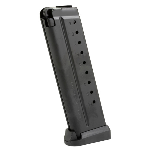 Mec-Gar USA MGCGOV910AFC 9mm Magazine for Full Size 1911 Government Pistols - Precision Stamped & Heat Treated