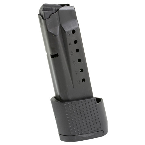 ProMag Industries SMI 28 Magazine - USA-Made, Rugged Construction with Lifetime Guarantee, black magazine with numbered capacity indicators from 3 to 8.