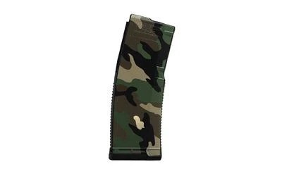 Amend2 AR-15 Mod-A 30-Round Magazine, camouflage pattern in M81 Camo, made of durable fiberglass nylon for precision performance.