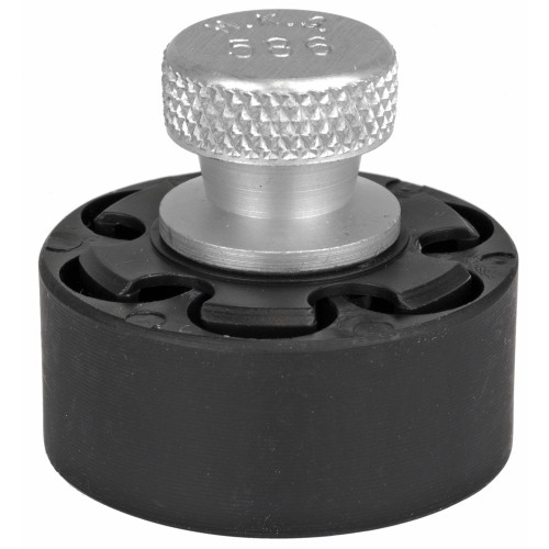 HKS Speed Loaders 586A - Fast & Secure Revolver Cartridge Loader with Popular Twist Design, close-up view.