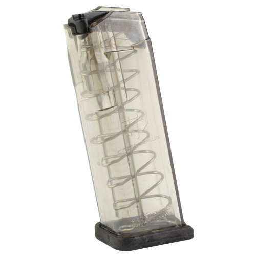Elite Tactical Systems Group GLK-19-10 Magazine - Extreme Impact Resistance, Translucent Design, Compatible with Glock & Aftermarket Floorplates