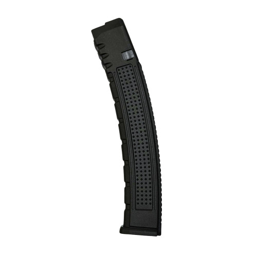ProMag Industries SPR-A23B 40-Round Extended Magazine, durable polymer and steel construction for enhanced performance, shown in black with textured grip surface.
