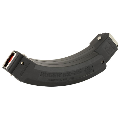 Ruger 90398 Factory Magazine, 25-Round Polymer Magazine with Steel Feed Lips for Enhanced Performance.