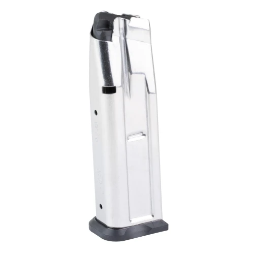 Kimber America 1600083A, firearm magazine with a sleek silver and black design for enhanced handling and durability.