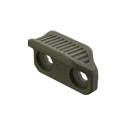 Magpul Industries Magpul M-LOK Thumb Shelf MAG1566-ODG, ambidextrous grip enhancement for octagonal handguards with improved muzzle control and consistent shooting grip.