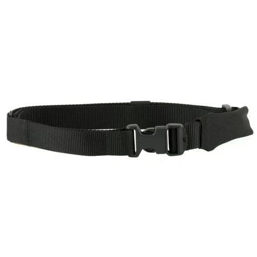 BLACKHAWK 70GS15BK Single-Point Sling - Adjustable Comfort & Durability for Firearms, black tactical firearm single-point sling with quick-release buckle.