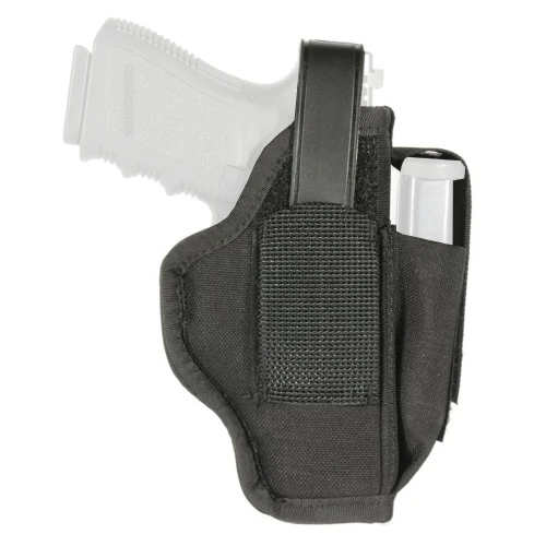 BLACKHAWK 40AM03BKA Versatile Holster for Right & Left-Handed Users, black tactical belt-mounted or inside-the-pants carry holster with durable and comfortable design.