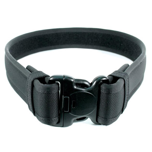 BLACKHAWK 44B2MDBKA Ergonomic Durable CORDURA Belt with Triple-Retention Buckle, black tactical belt with adjustable strap and secure closure.