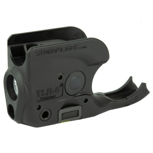 Streamlight 69279 Subcompact Pistol Light & Laser, compact black pistol light with laser attachment for 1911 handguns from Kimber, Colt, Ruger, Smith & Wesson.