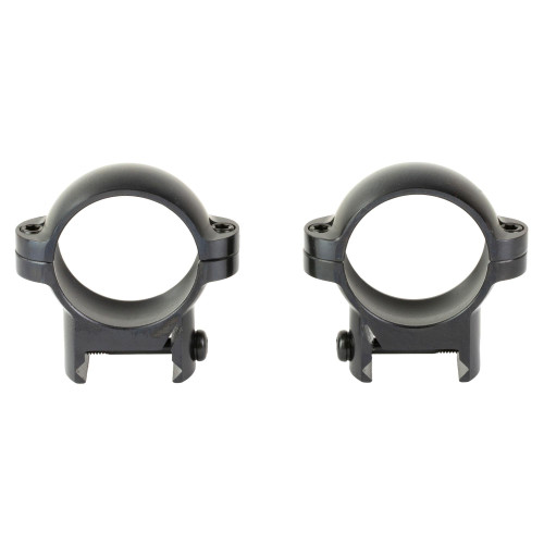 Burris Optics 420520 Signature Rings, durable steel scope mounting rings with enhanced grip for precise stability, shown in a close-up image on a white background.