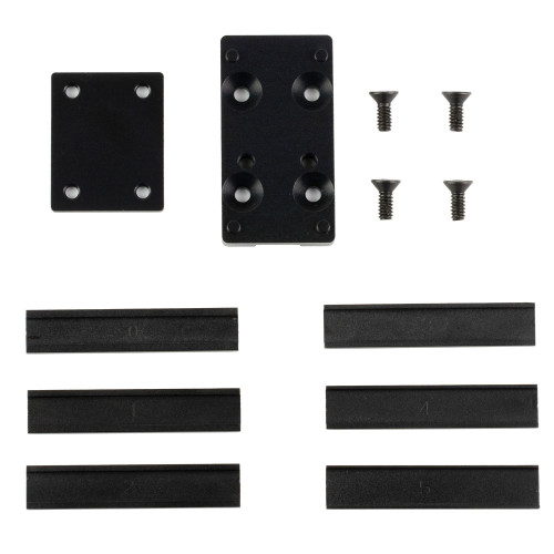 Burris Optics 410688 SpeedBead Mount for FastFire Red Dot Sight, precision shotgun accessory with mounting plates and screws for quick target acquisition.