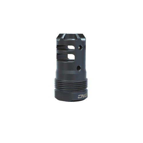 LanTac USA LLC LANTAC Dragon Plan-B Hub Mount Muzzle Brake, tactical firearm accessory designed for superior recoil control and precision shooting, DGN6MMB-PBS