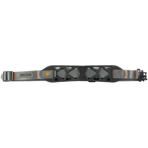 Allen Company 8502 Cirrus Ultralight Rifle Sling - Comfortable, Lightweight & Durable Sling for Hunters and Hikers, gray and black rifle sling with orange accents and adjustable straps.