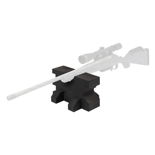Allen Company 2457 Lite Rest Tall Boy Shooting - Adjustable Foam Shooting Rest for Precision Shooting, with black wooden supports for stability