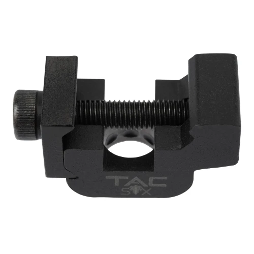 Allen Company 10846 M Lok Quick Detach Accessory, black firearm accessory with fast QD design and screw mechanism for easy attachment and detachment.