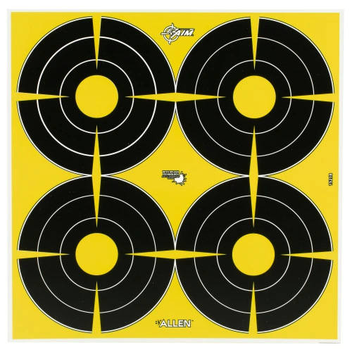 Allen Company 15218 Paper Targets with Splash Technology for Precision Shooting - Visible Impact Holes for Indoor & Outdoor Practice