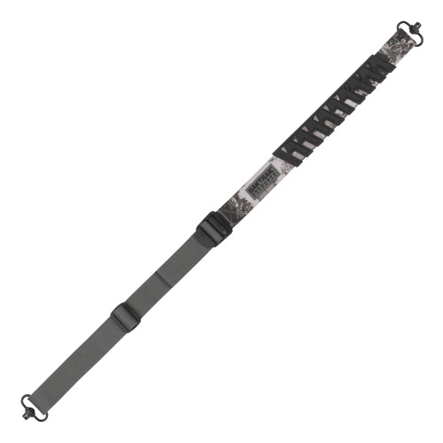 Allen Company 8539 Durable Web Sling with Non-Slip Design & BAKTRAK Pad, Heavy Duty Gun Sling for Rifles, Handguns & Shotguns, with camouflage pattern and padded non-slip shoulder pad.