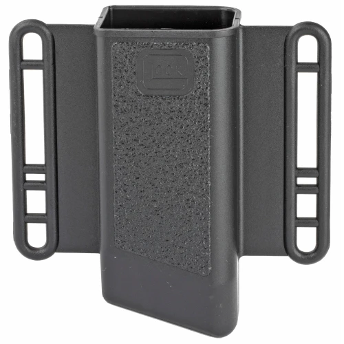 GLOCK MP03080 Magazine Pouch for Glock 20/21 - Ambidextrous, Durable & Lightweight Tactical Accessory, black flexible magazine holder with adjustable side straps.