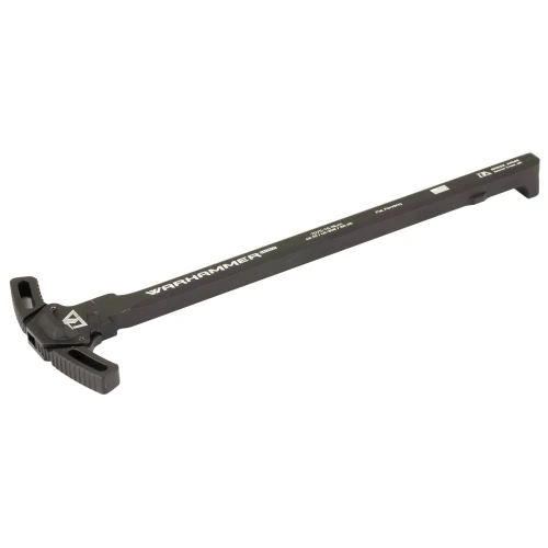 Breek Arms BRK530 WARHAMMER MOD2 Ambidextrous Charging Handle for AR-10 / LR-308, black premium upgrade with oversized release levers, made from durable 7075-T6 aluminum.