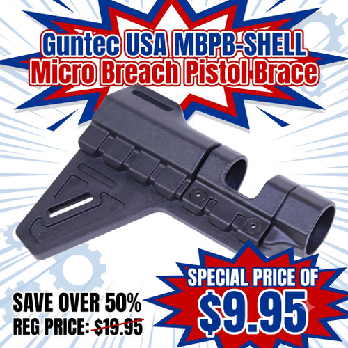 Guntec USA MBPB-SHELL Micro Breach Pistol Brace