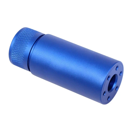 Guntec USA 3.0FAKE-AR-BLUE Guntec USA 3.0FAKE-AR-BLUE 223/5.56 Rifle 3.0'' Fake Suppressor (Anodized Blue) 3.0FAKE-AR-BLUE