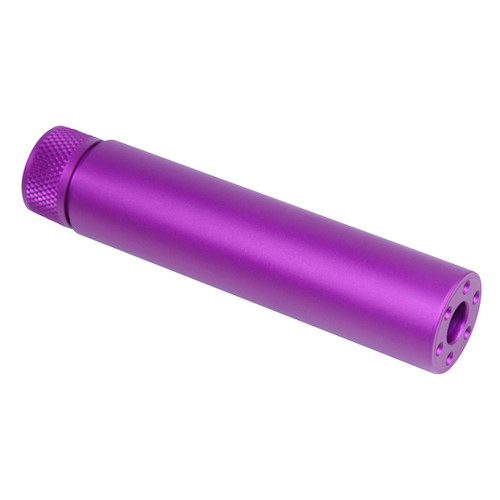 Guntec USA 5.5FAKE-AR-PURPLE Guntec USA 5.5FAKE-AR-PURPLE 223/5.56 Rifle 5.5'' Fake Suppressor (Anodized Purple) 5.5FAKE-AR-PURPLE