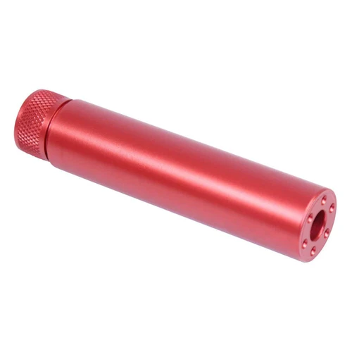 Guntec USA 5.5FAKE-AR-RED Guntec USA 5.5FAKE-AR-RED 223/5.56 Rifle 5.5'' Fake Suppressor (Anodized Red) 5.5FAKE-AR-RED