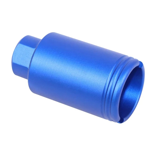 Guntec USA MCONE-FH-S-BLUE Guntec USA MCONE-FH-S-BLUE 223/5.56 Rifle Micro Slim Flash Can (Anodized Blue) MCONE-FH-S-BLUE