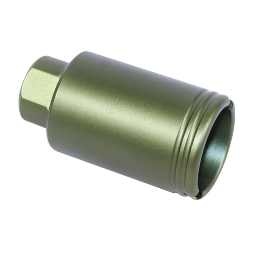 Guntec USA MCONE-FH-S-GREEN Guntec USA MCONE-FH-S-GREEN 223/5.56 Rifle Micro Slim Flash Can (Anodized Green) MCONE-FH-S-GREEN