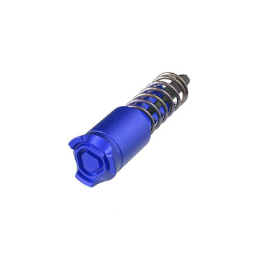 Strike Industries SI-AR-S-FA-BLU Forward Assist Lightweight Low Profile Aluminum Construction in Blue