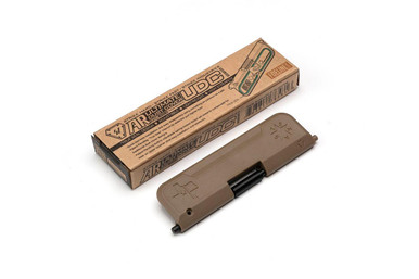 Strike Industries SI-AR-UDC-E-TX-223-FDE AR Ultimate Dust Cover for .223/5.56 - Texas Edition v1 in FDE
