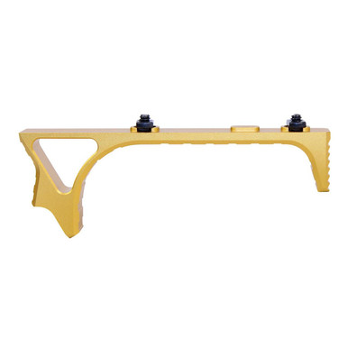 Guntec Usa Guntec USA MLK-AG-GOLD Ultralight Skeletonized Angled Grip For M-LOK - $47.44 at ABCSportZ