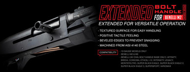 Strike Industries SI-BM2-BH-12 Extended Bolt Handle for Benelli M2