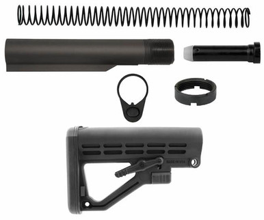TacFire MAR050-B 223/5.56 Rifle Mil-Spec Buffer Tube Kit With Six Position Stock