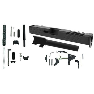 TacFire Glock 17 9mm Slide + Nitrided Barrel + UPK + LPK Slide Completion Kit