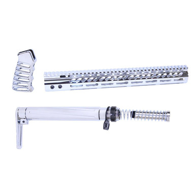 Guntec Usa Guntec USA AIRLITE-SET-C 223/5.56 Rifle AirLite Series Complete Furniture Set (Chrome) - $332.45 at ABCSportZ