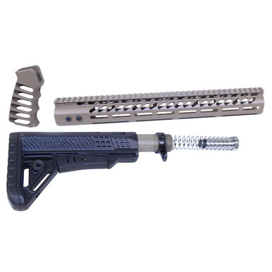 Guntec Usa Guntec USA ULTRA-SET-308-FDE AR .308 Ultralight Series Complete Furniture Set (.308 Cal) (Flat Dark Earth) - $286.25 at ABCSportZ