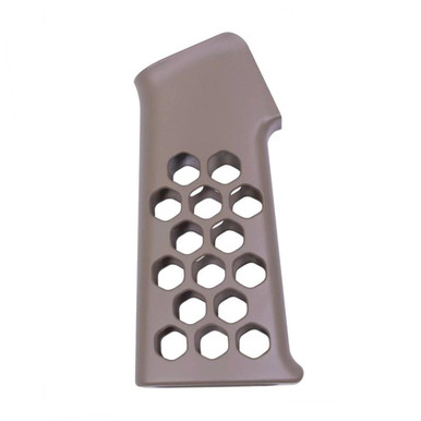 Guntec Usa Guntec USA AIRLITE-PG-FDE Airlite Series Skeletonized Aluminum Pistol Grip (Flat Dark Earth) - $64.30 at ABCSportZ