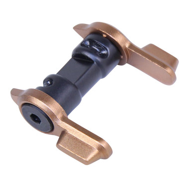 Guntec Usa Guntec USA AMBI-STMD-BRZ 223/5.56 Rifle Multi Degree Short Throw Ambi Safety (Anodized Bronze) - $37.45 at ABCSportZ