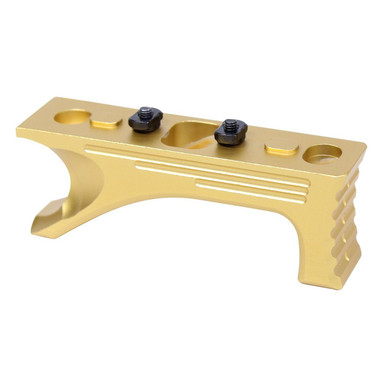 Guntec USA ANGLEGRIP-MLK-G2-GOLD Aluminum Angled Grip For M-LOK System (Gen 2) (Anodized Gold) (Discontinued)