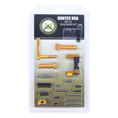 Guntec Usa Guntec USA BUILD-KIT-AMBI-ORANGE 223/5.56 Rifle Builders Kit With Ambi Safety (Anodized Orange) - $87.44 at ABCSportZ