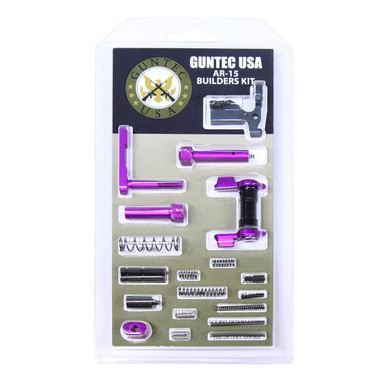 Guntec Usa Guntec USA BUILD-KIT-AMBI-PURPLE 223/5.56 Rifle Builders Kit With Ambi Safety (Anodized Purple) - $87.44 at ABCSportZ